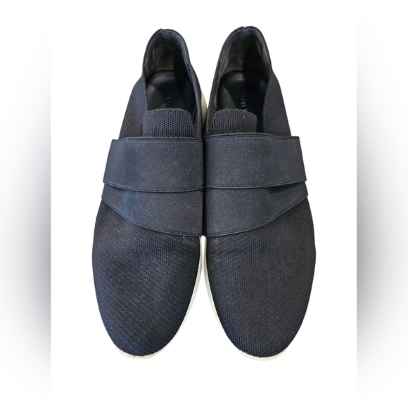 Vince SZ 8 Black Aston Slip On Casual Comfort Sneaker Streetwear - Picture 2 of 10